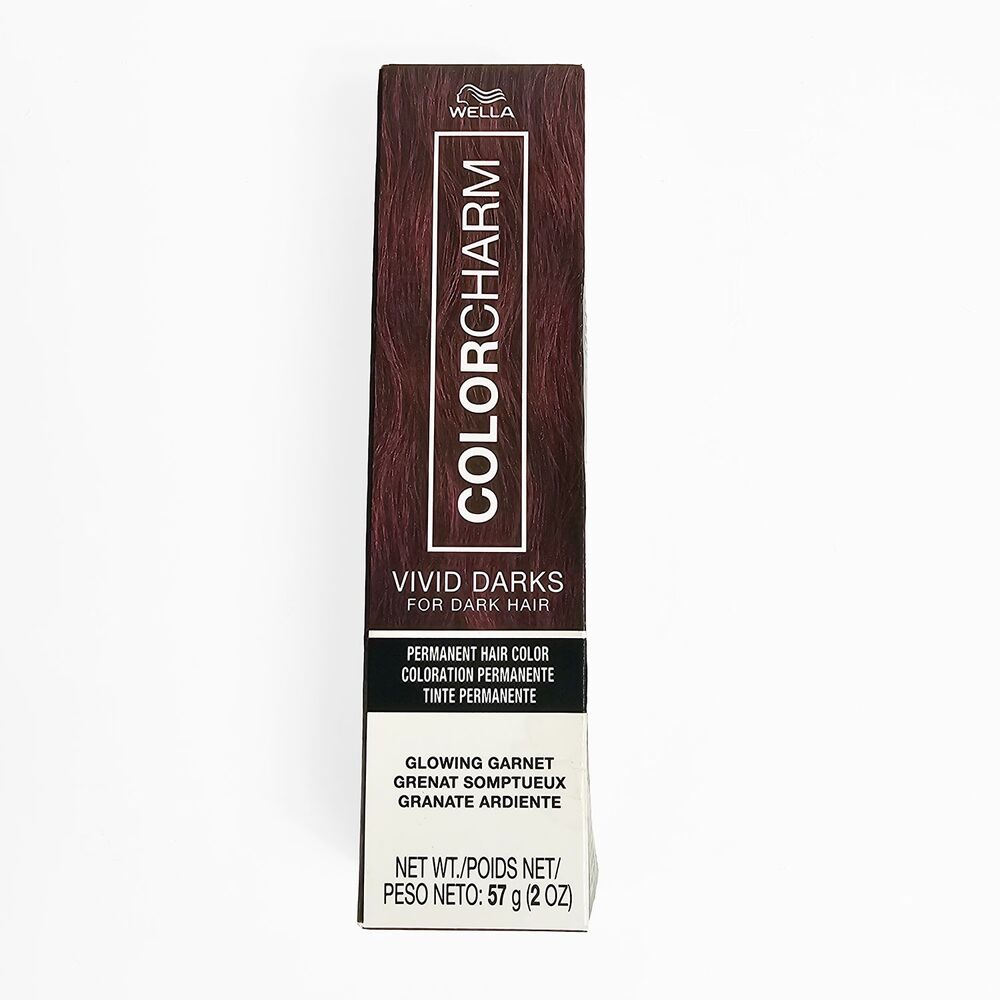 Wella Color Charm Glowing Garnet Vivid Darks for Dark Hair 2 oz Hair Color